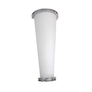 Oxygen Lighting 2-581-114 One Light Energy Efficient Fluorescent Wall Sconce in Polished Chrome Finish