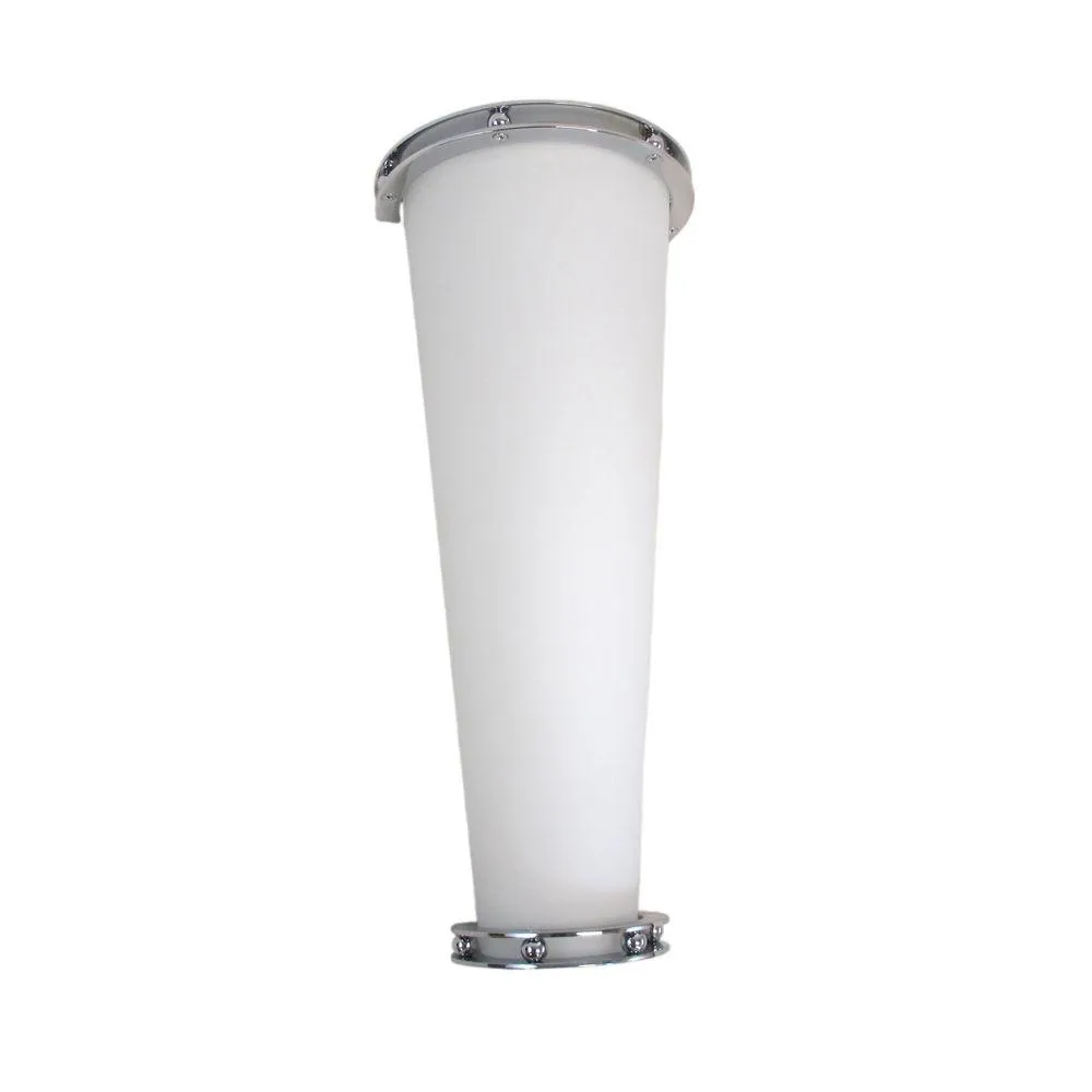 Oxygen Lighting 2-581-114 One Light Energy Efficient Fluorescent Wall Sconce in Polished Chrome Finish