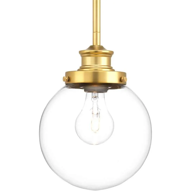 Penn Clear Glass Globe Pendant