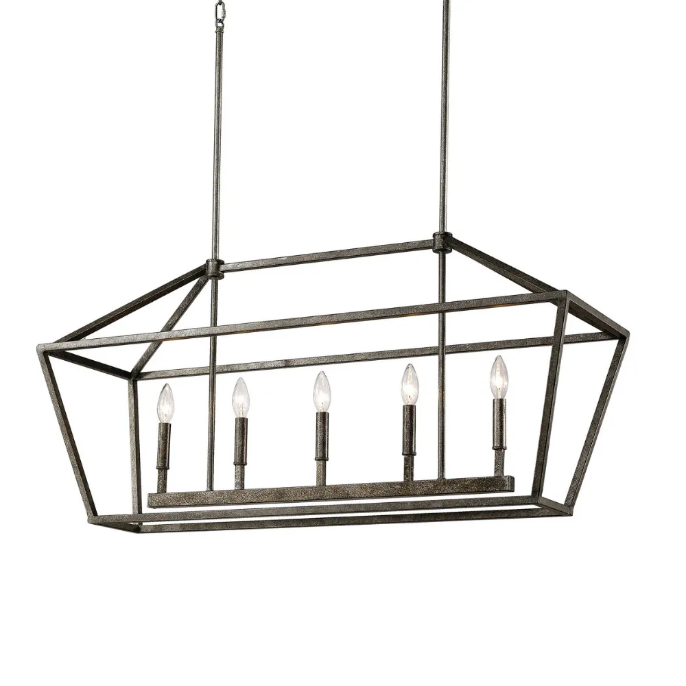 Poppy Cage Linear Pendant