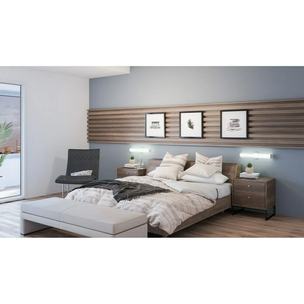 Quoizel Lighting ASH29296C Nory Collection LED Vanity Bath Light Bar in Polished Chrome Finish