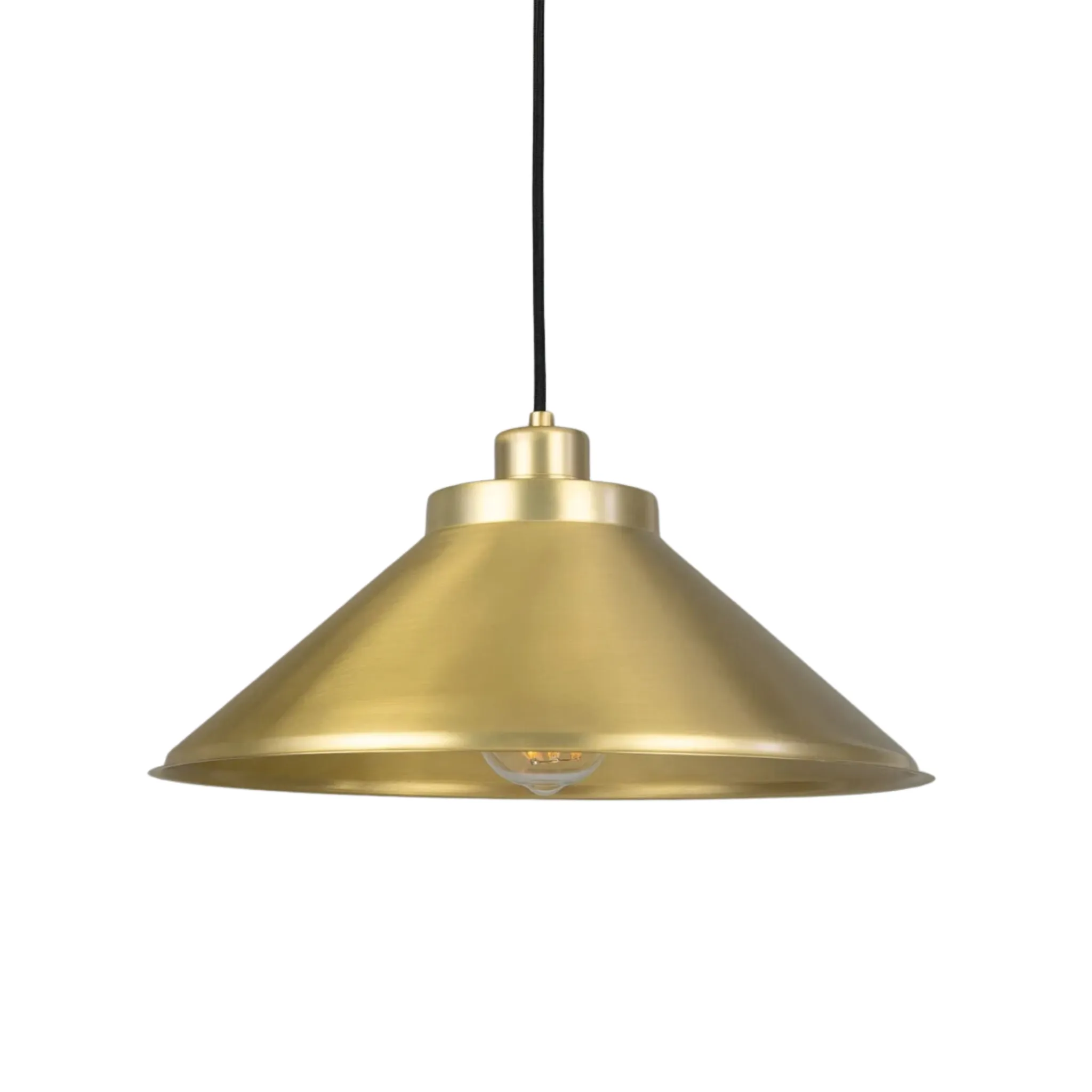 Rider Vintage Brass Pendant Light
