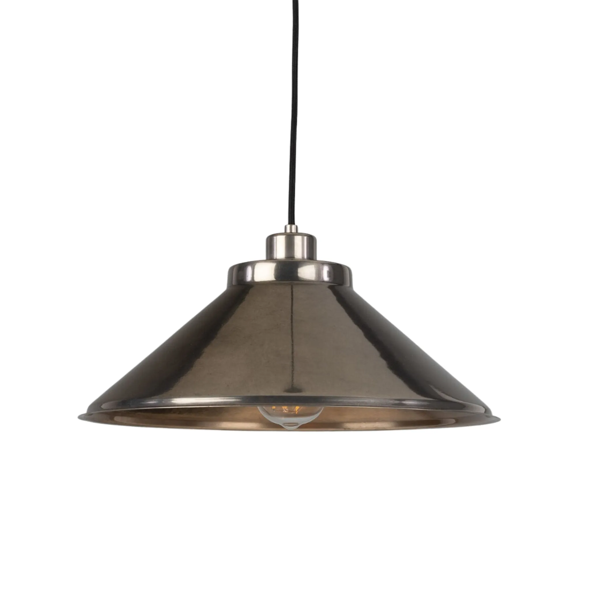 Rider Vintage Brass Pendant Light