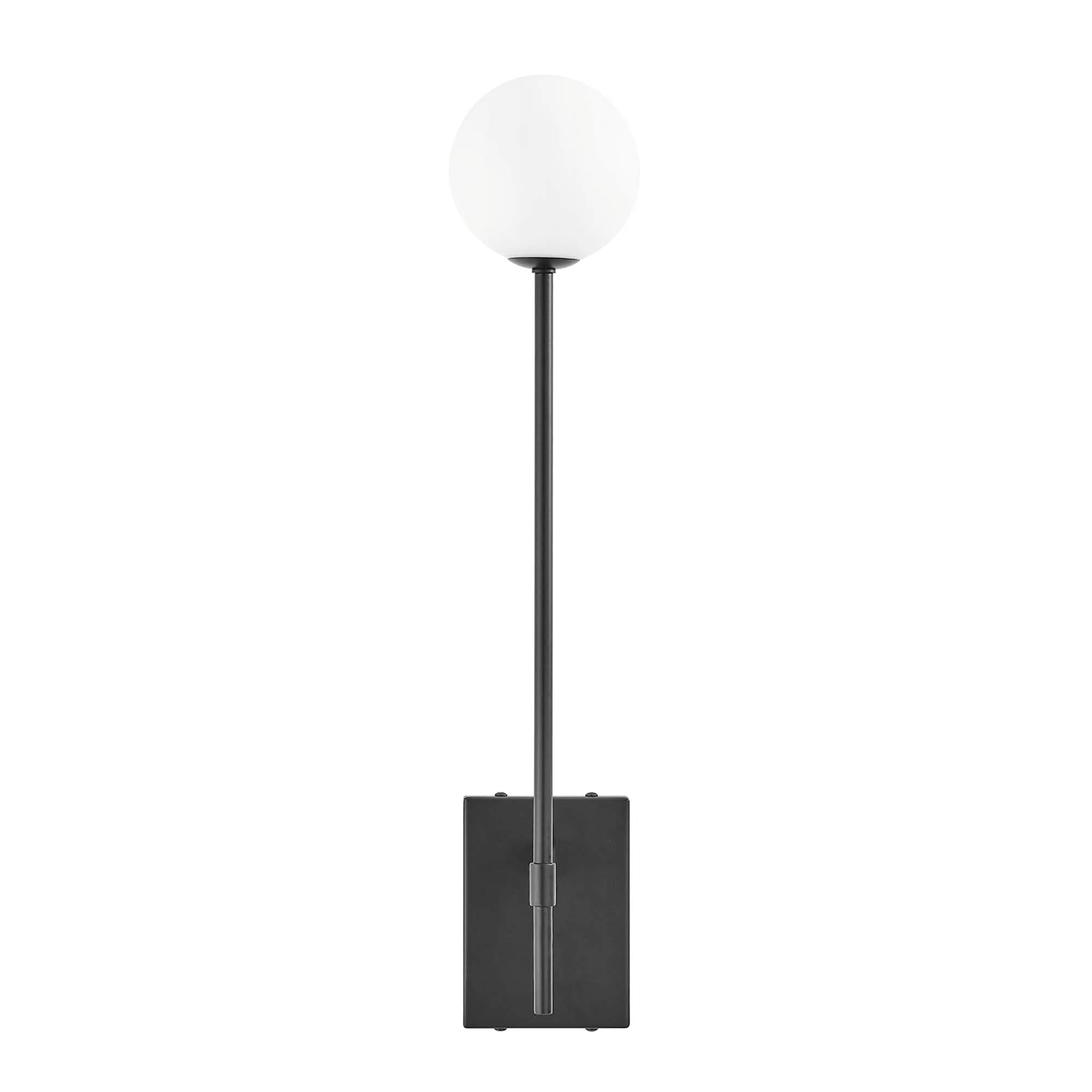 Riva White Globe Wall Sconce by Modway