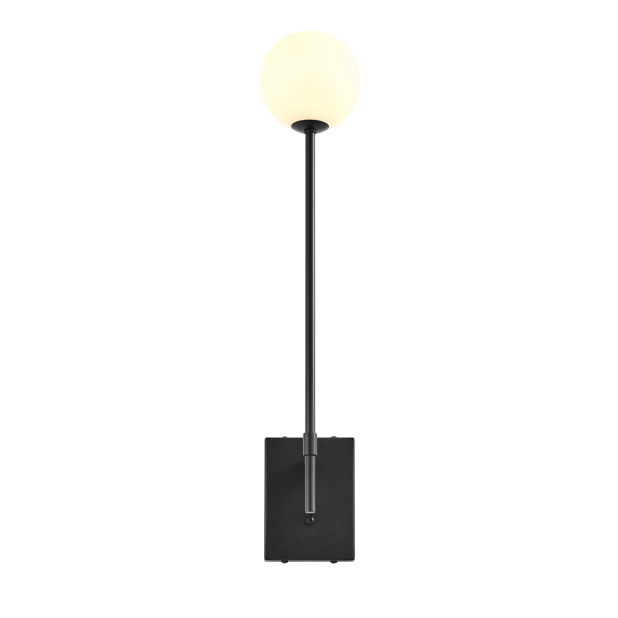 Riva White Globe Wall Sconce by Modway