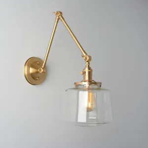 Rockford (Clear) | Adjustable Arms Sconce