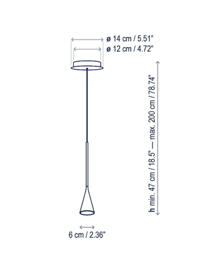 Single Drop Bell Pendant