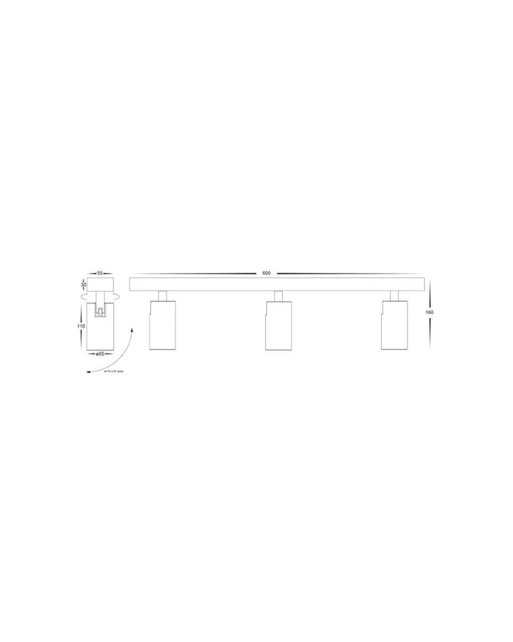 Sleek Bar Spot Light | Assorted Finishes | TRIColour