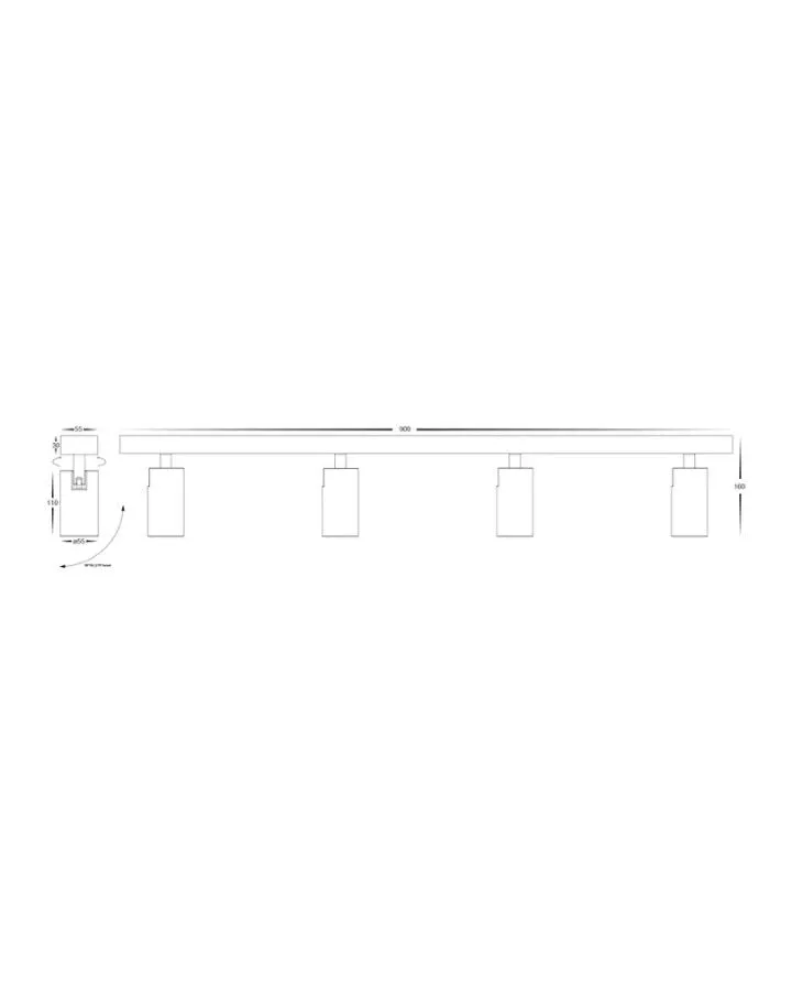 Sleek Bar Spot Light | Assorted Finishes | TRIColour
