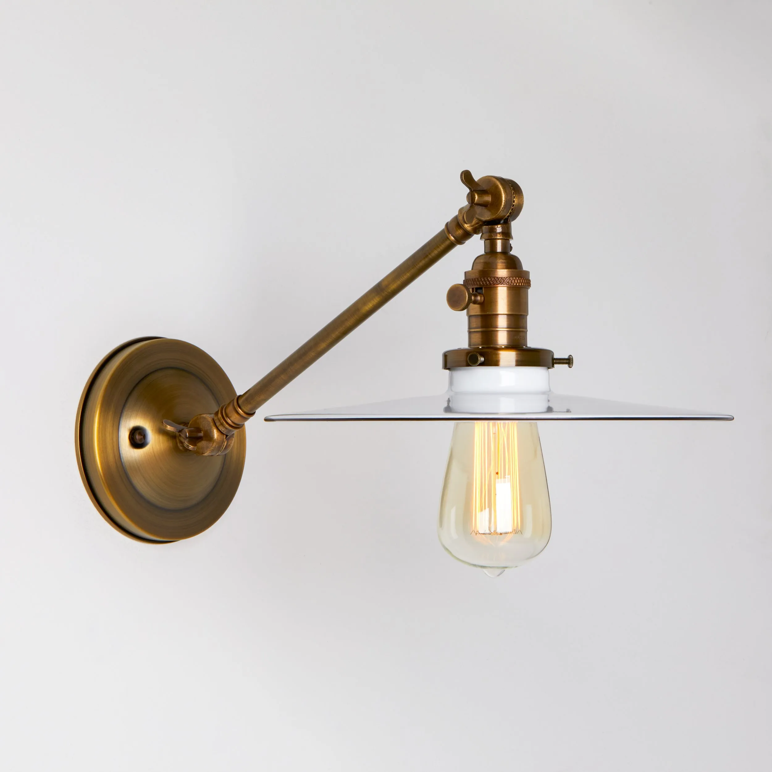 Steinman (10") | Adjustable Arm Sconce