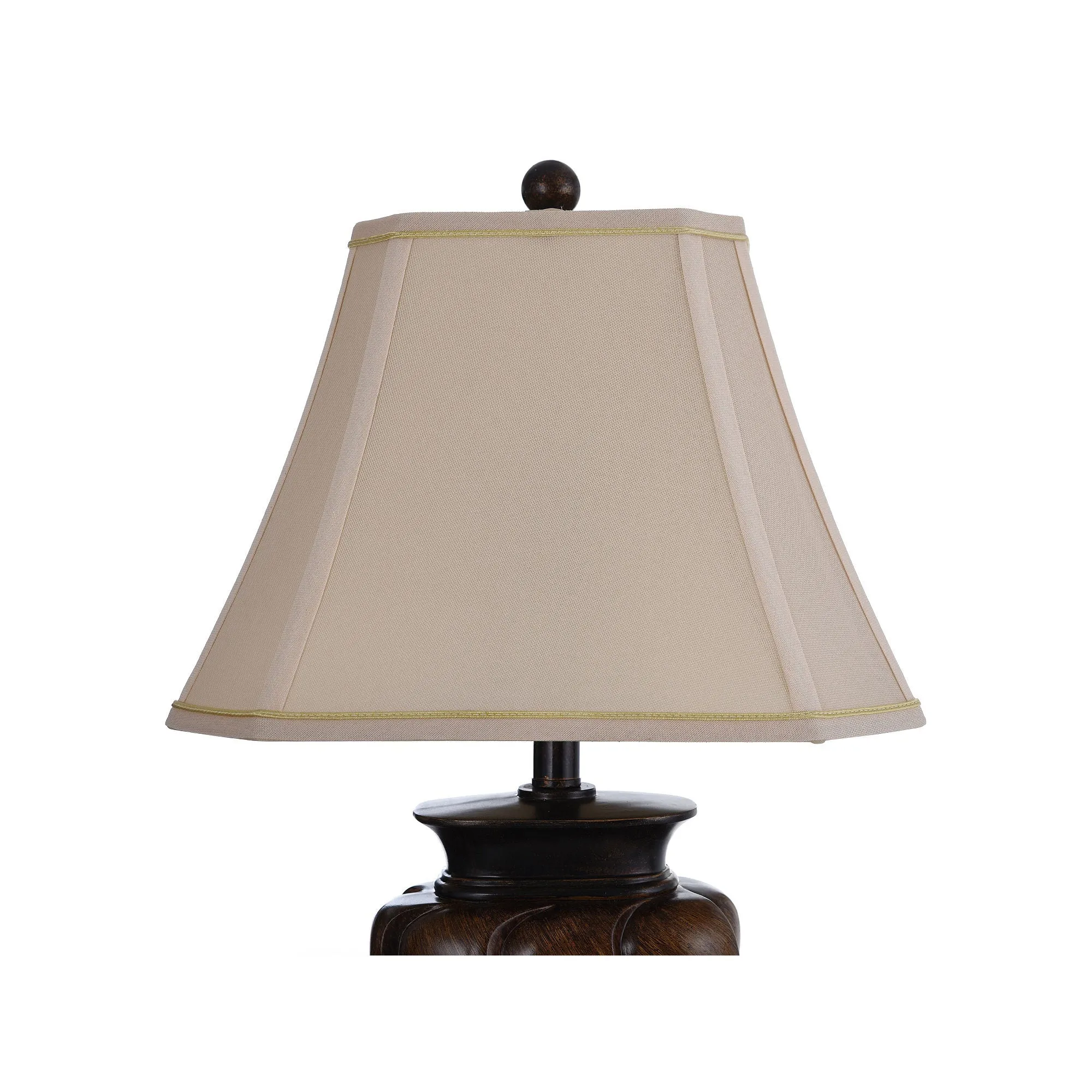 Stylecraft 15 W Toffee Wood Polyresin Table Lamp - TOFFEE WOOD ONE SIZE