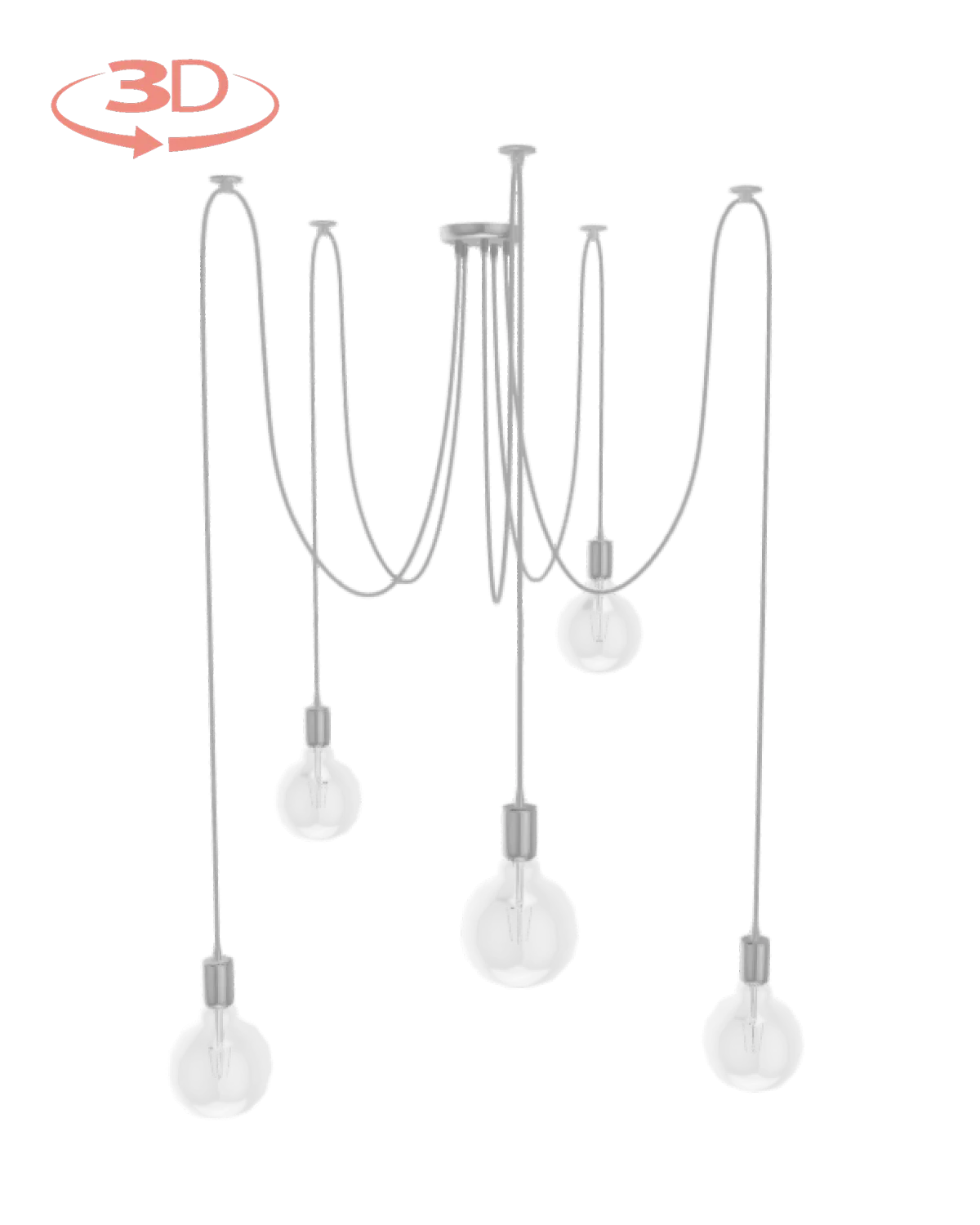 Swag Chandelier: Design Your Own 5 Pendant