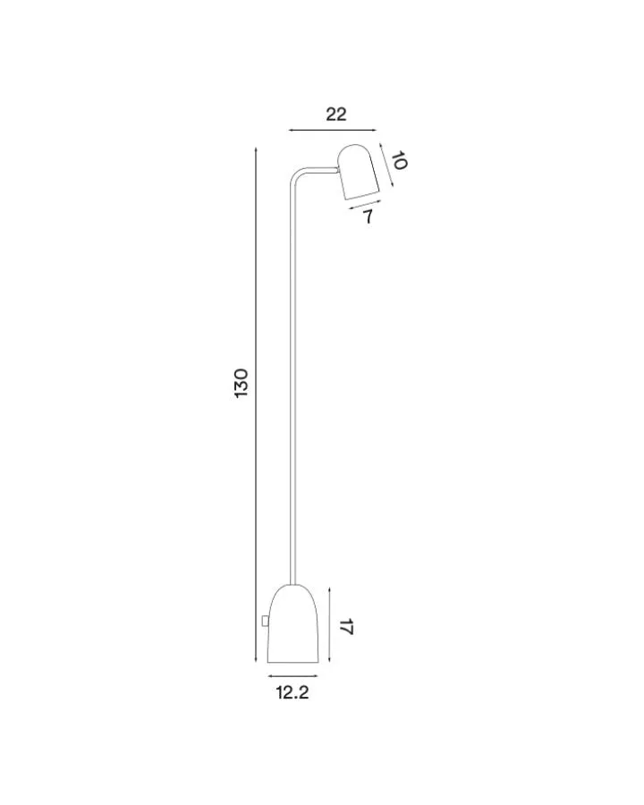 Tall Scandinavian Floor Lamp