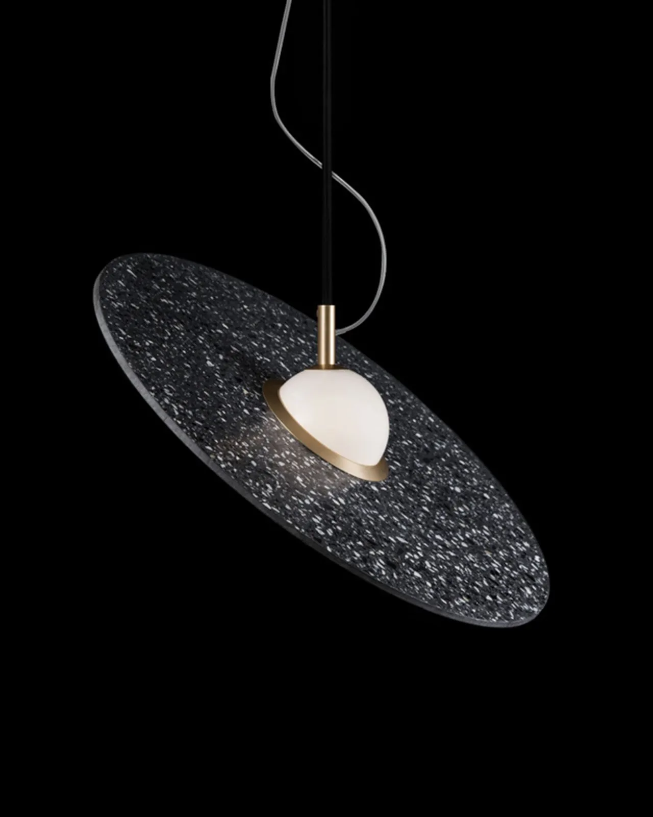 Terrazzo Saturn Disc Pendant | Bentu