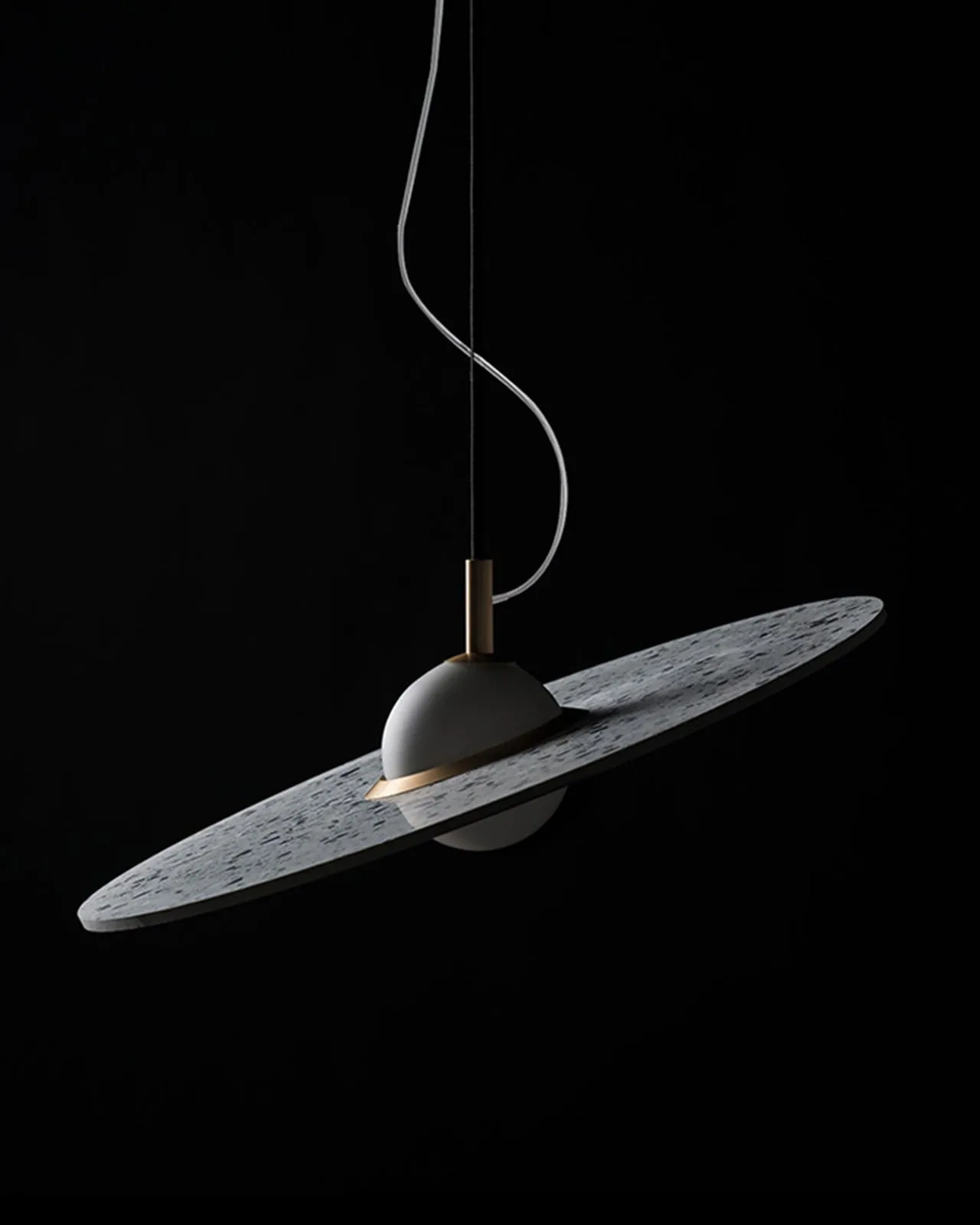 Terrazzo Saturn Disc Pendant | Bentu