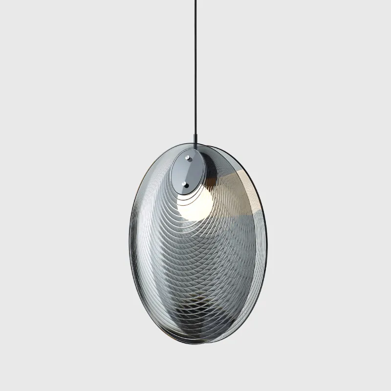 Textured Crystal Shell Pendant | Ama
