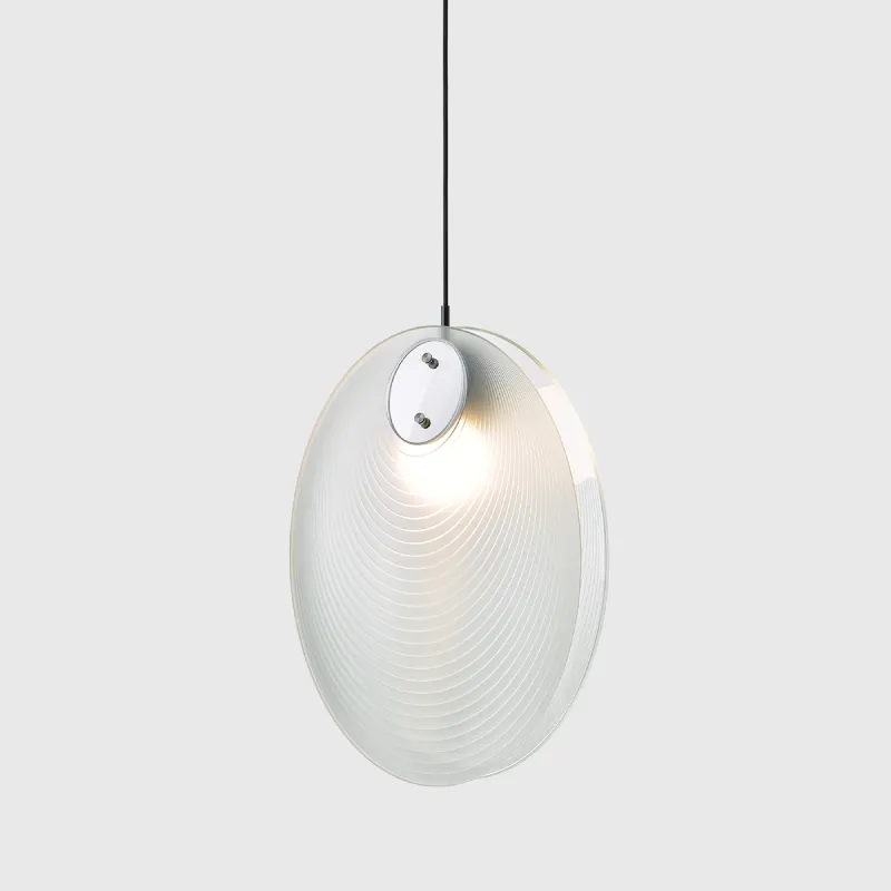 Textured Crystal Shell Pendant | Ama
