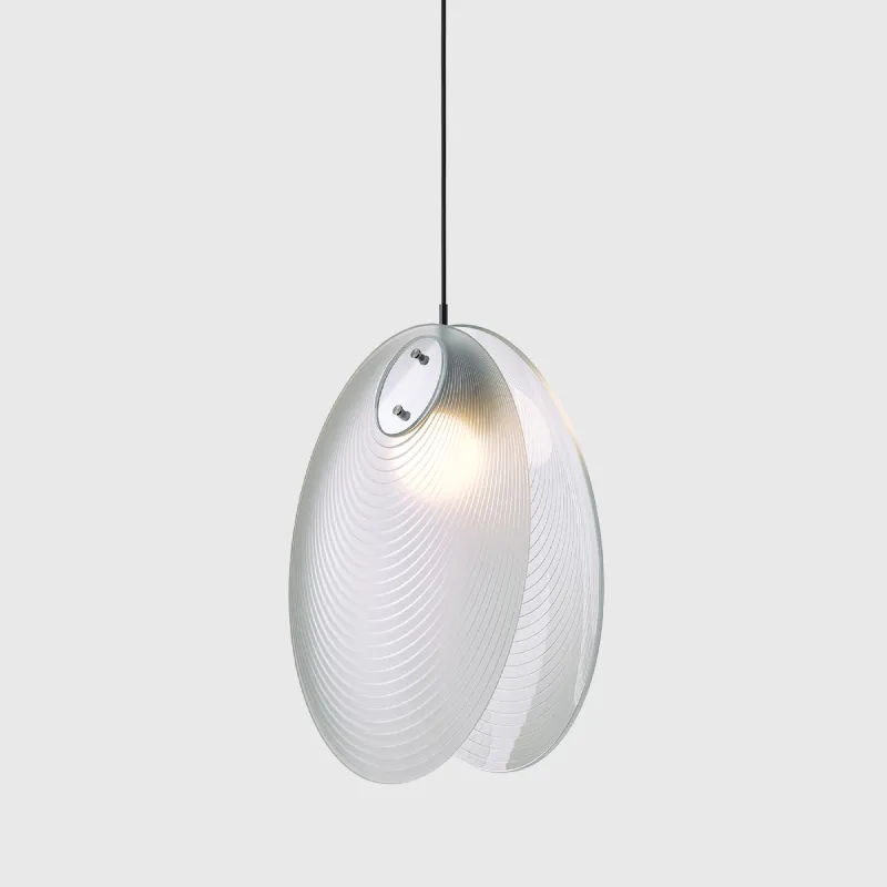 Textured Crystal Shell Pendant | Ama