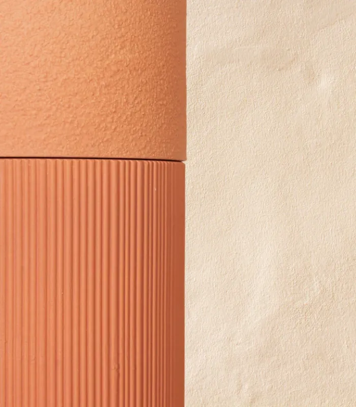 Textured Cylindrical Split Pendant Light | Terra