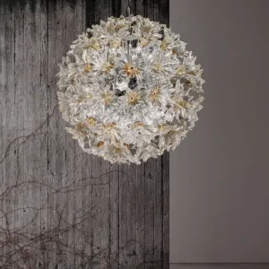 The Iconic 60 Cm Clear & Yellow Esprit Pendant From Venini