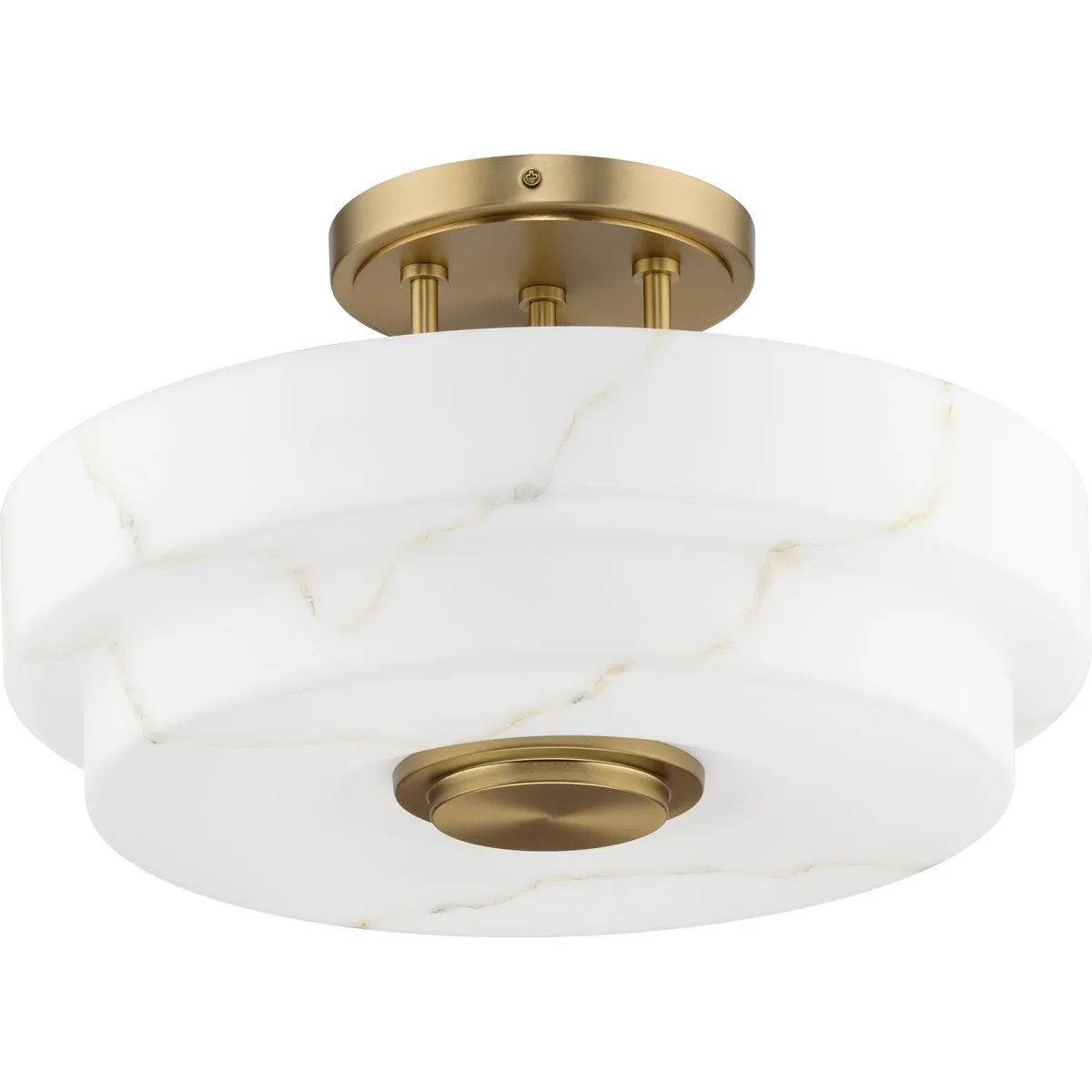 Tosca Collection Three-Light Semi-Flush Mount Light