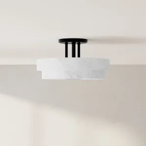 Tosca Collection Three-Light Semi-Flush Mount Light
