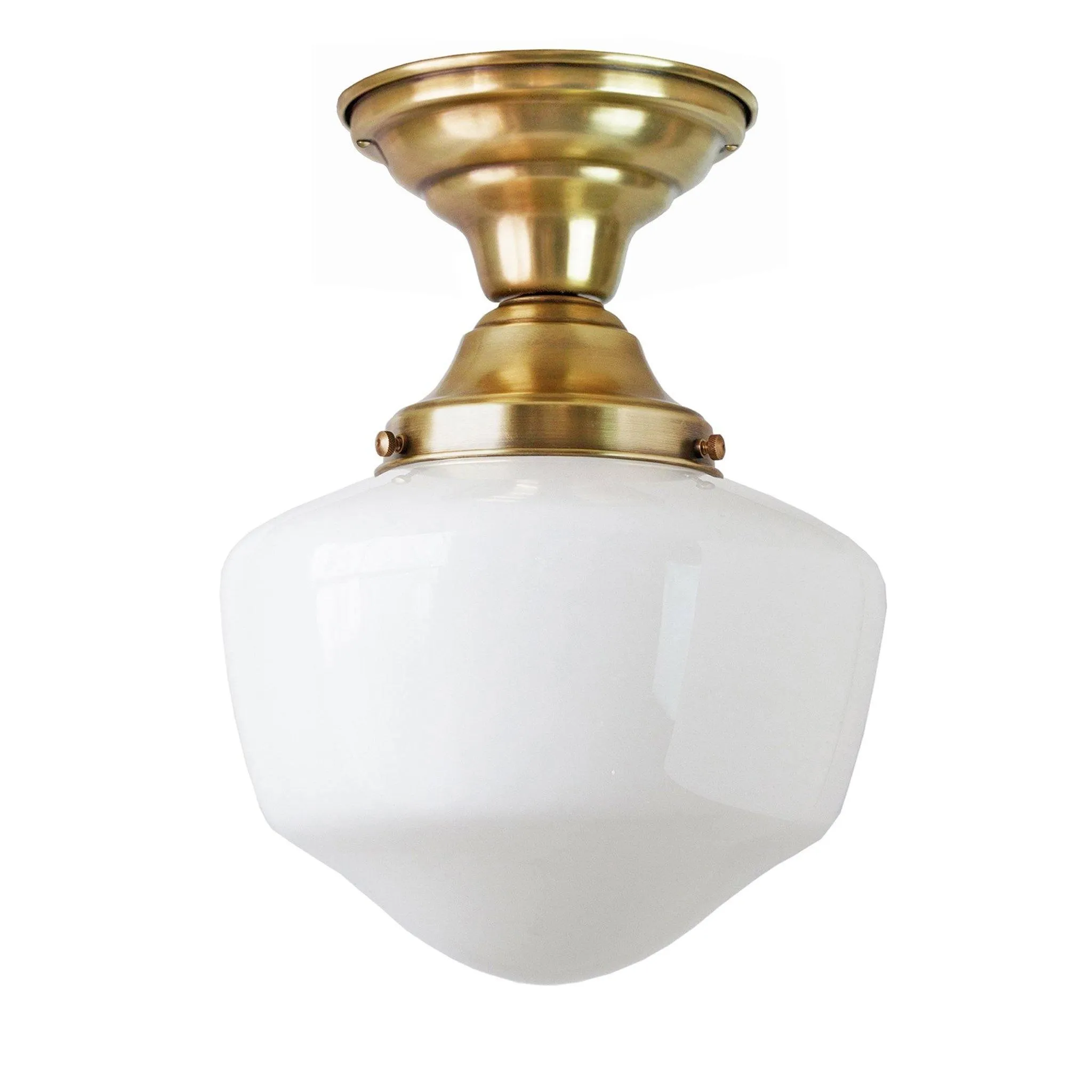 Traditional Schoolhouse Ceiling Fixture, 8"