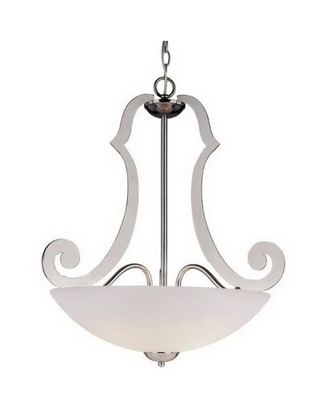 Trans Globe Lighting 2787 PC Three Light Pendant Chandelier in Polished Chrome Finish