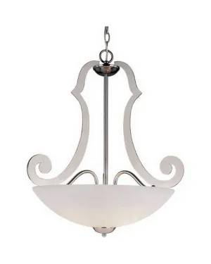 Trans Globe Lighting 2787 PC Three Light Pendant Chandelier in Polished Chrome Finish