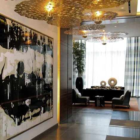 Tresor Gold Or Silver Plated Disc Ceiling Light  From Terzani