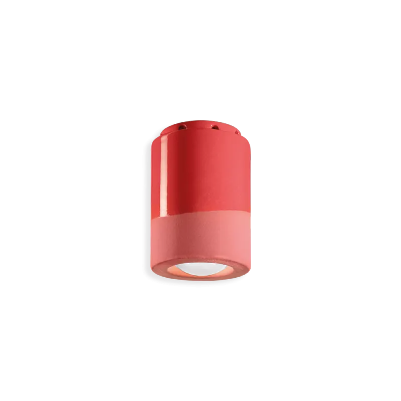 Two Tone Ceramic Flush Mount Ceiling Light