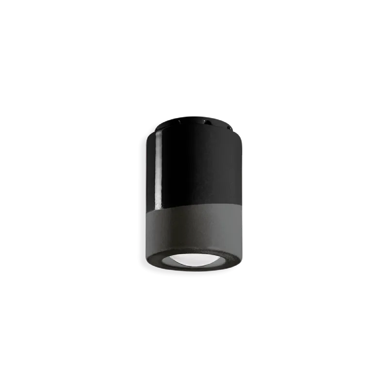 Two Tone Ceramic Flush Mount Ceiling Light