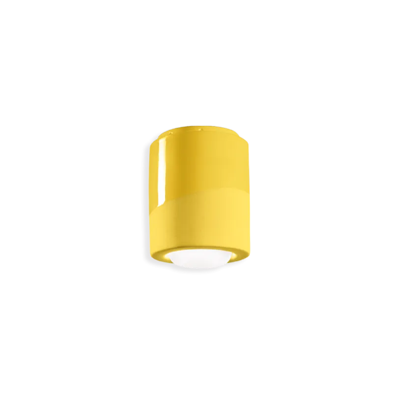 Two Tone Ceramic Flush Mount Ceiling Light