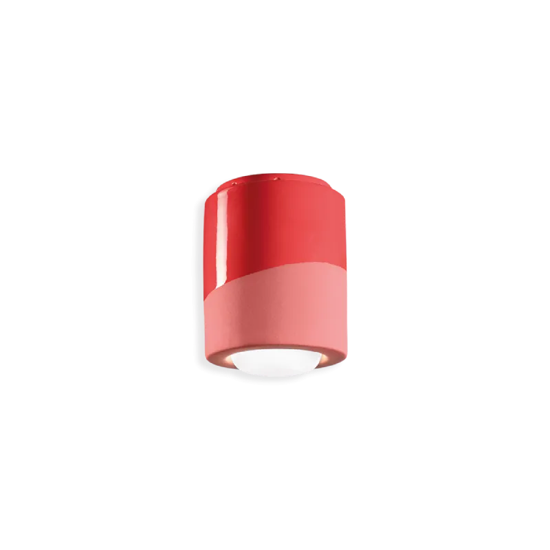 Two Tone Ceramic Flush Mount Ceiling Light