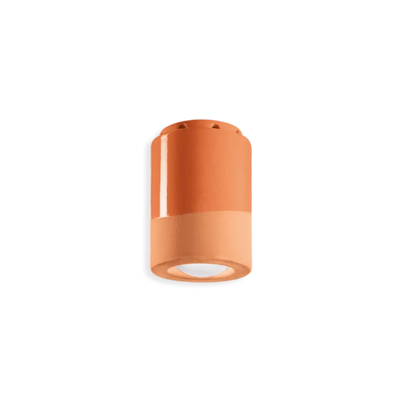Two Tone Ceramic Flush Mount Ceiling Light