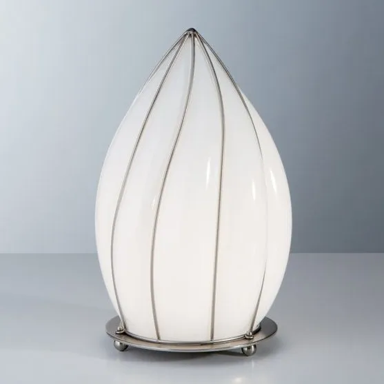 Venetian Table Lamp With Glass Diffuser