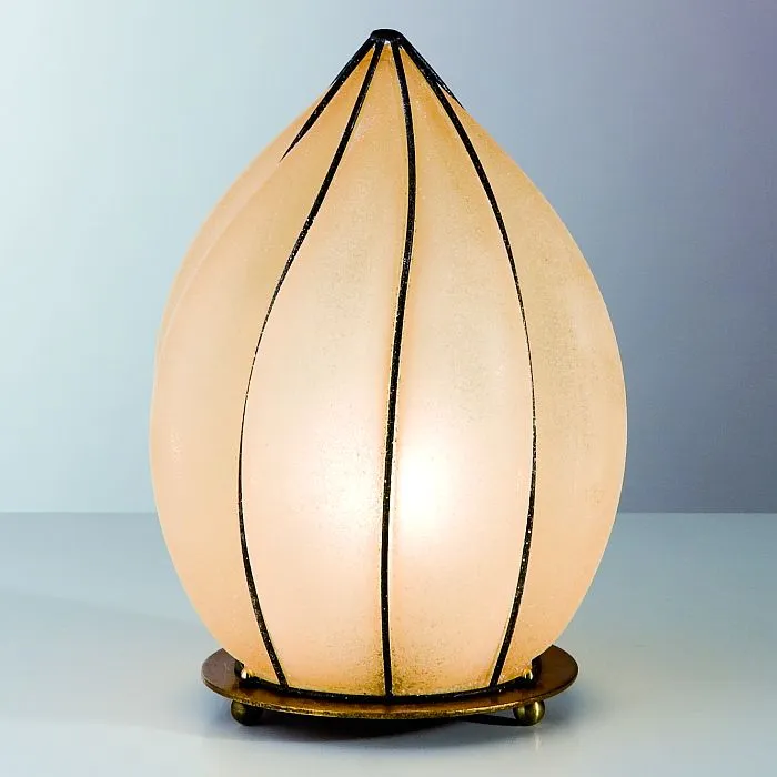 Venetian Table Lamp With Glass Diffuser