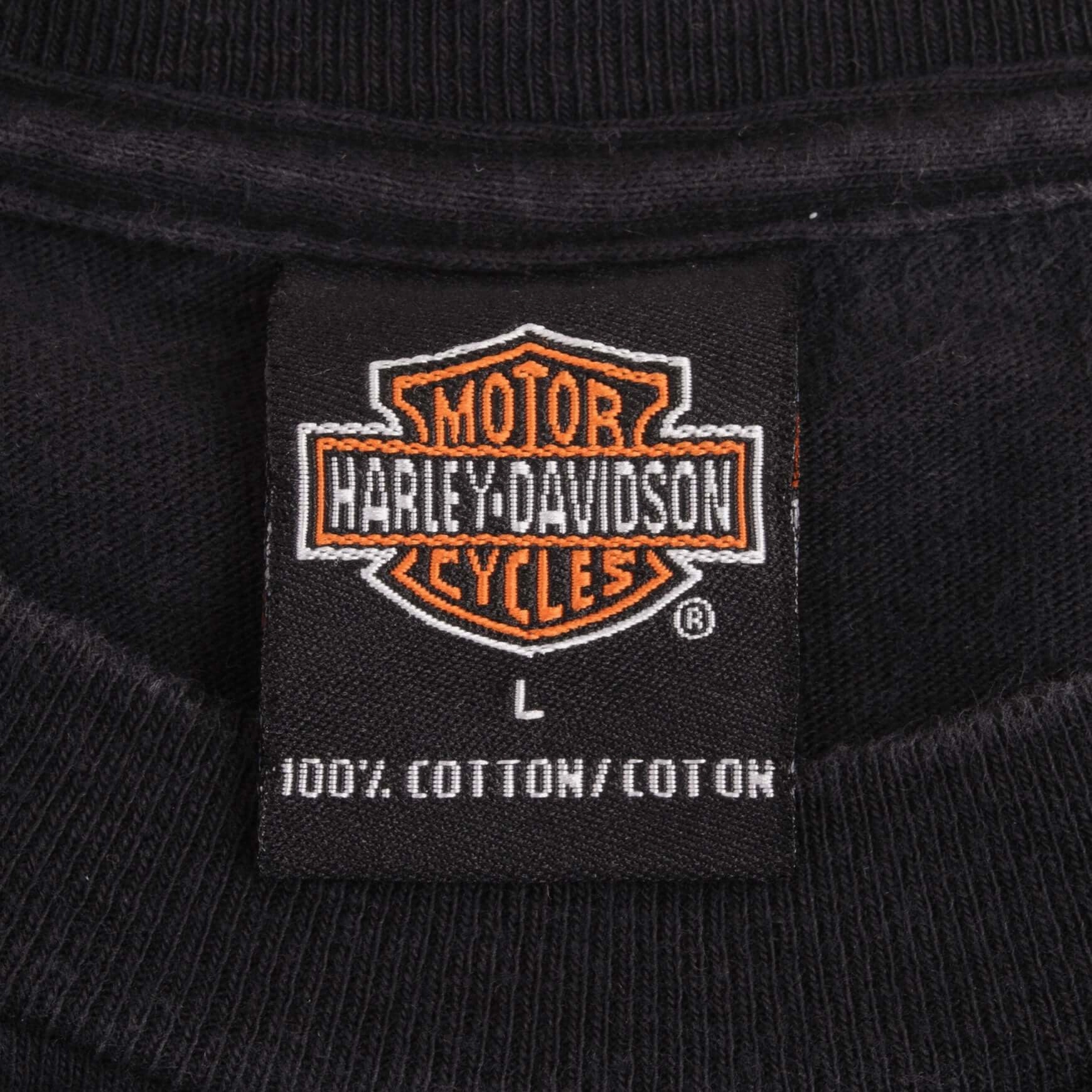 VINTAGE HARLEY DAVIDSON DRAGON TEE SHIRT 2001 SIZE LARGE MADE IN USA