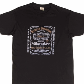 VINTAGE HARLEY DAVIDSON JACK DANIELS TEE SHIRT 1982 MEDIUM MADE IN USA DEADSTOCK