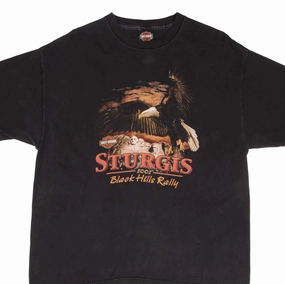 VINTAGE HARLEY DAVIDSON STURGIS TEE SHIRT 2002 SIZE XL MADE IN USA