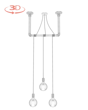 Wrap Chandelier: Design Your Own 3 Pendant