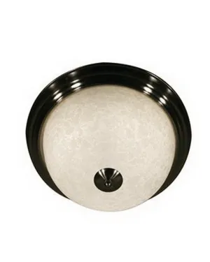 Z-Lite Lighting 100F15-BN Three Light Flush Ceiling Mount in Brushed Nickel Finish