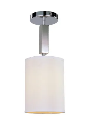 Z-Lite Lighting 1201-6SF One Light Semi Flush Ceiling Mount in Polished Stainless Steel Finish